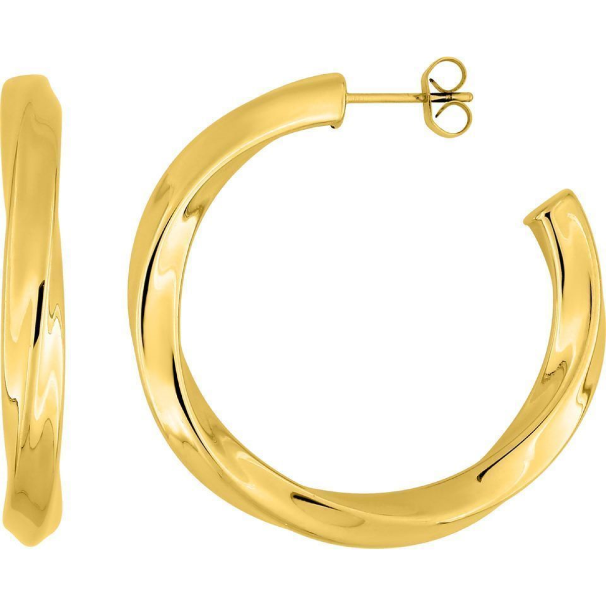 Boucles d'Oreilles  Acier