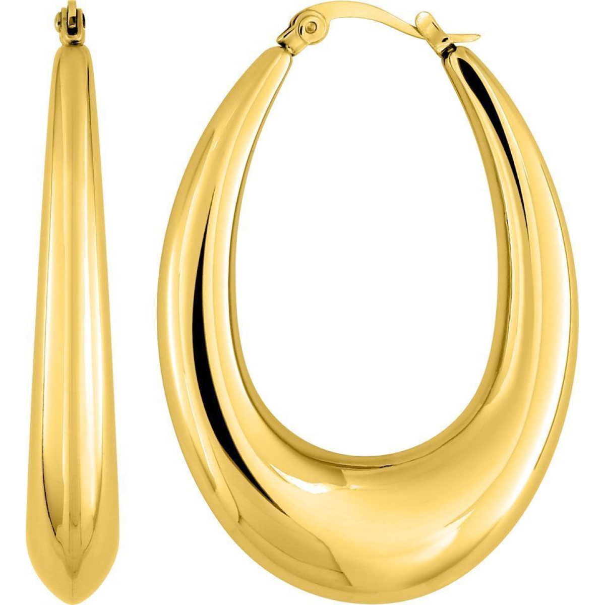 Boucles d'Oreilles  Acier