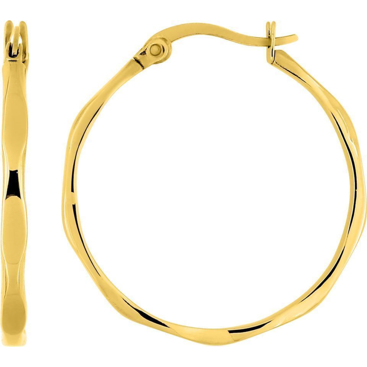 Boucles d'Oreilles  Acier