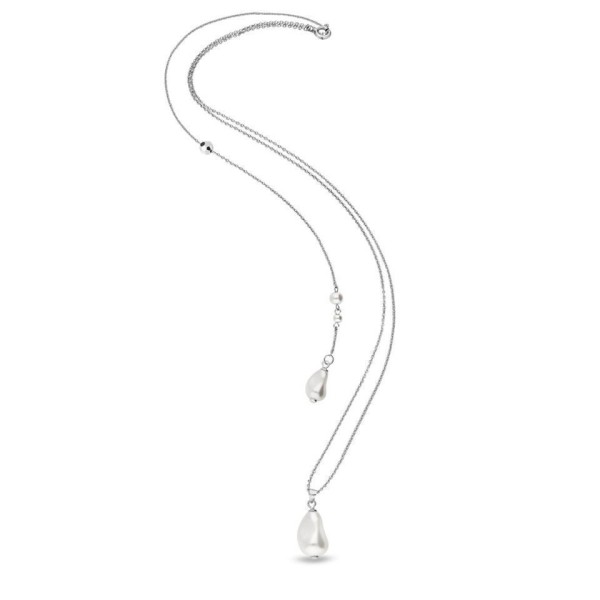 Collier  Argent 925/1000 Perles d'Imitations