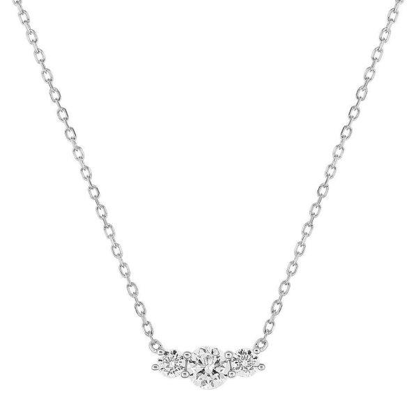 Collier  Or 750/1000 Oxyde de Zirconium