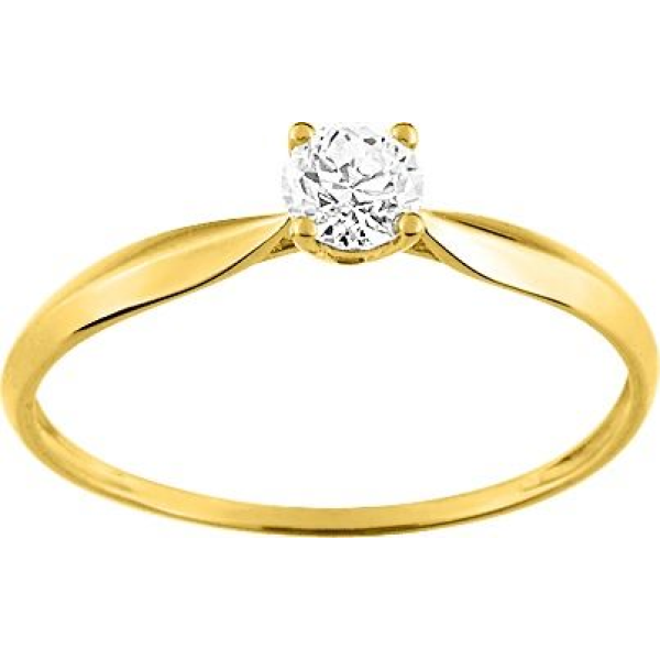 Bague  Or 750/1000 Oxyde de Zirconium
