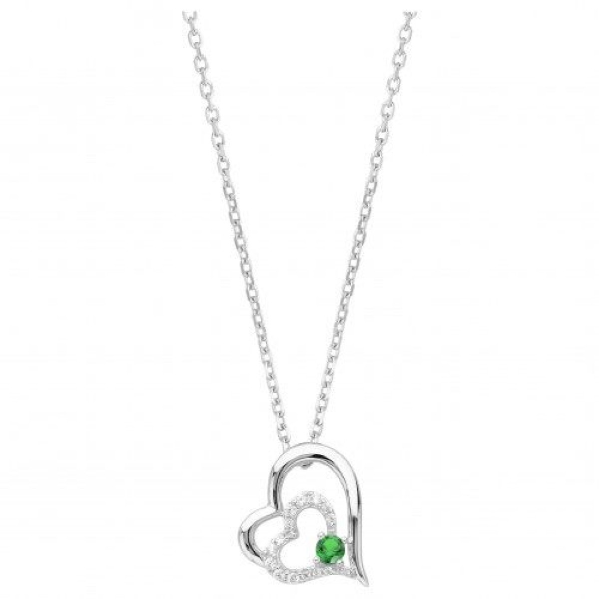 Collier  Argent 925/1000 Oxyde de Zirconium