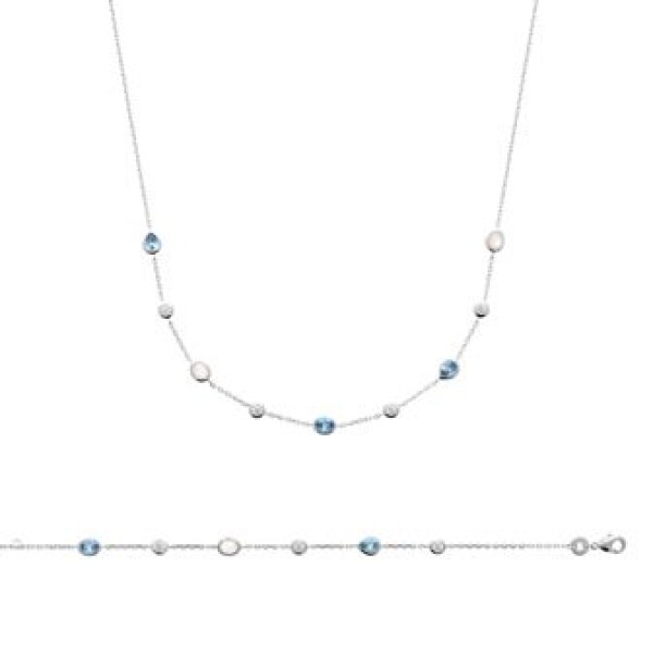 Collier  Argent 925/1000 Oxyde de Zirconium