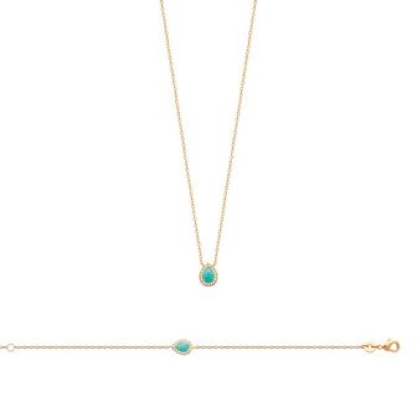 Bracelet  Plaqué Or Oxyde de Zirconium