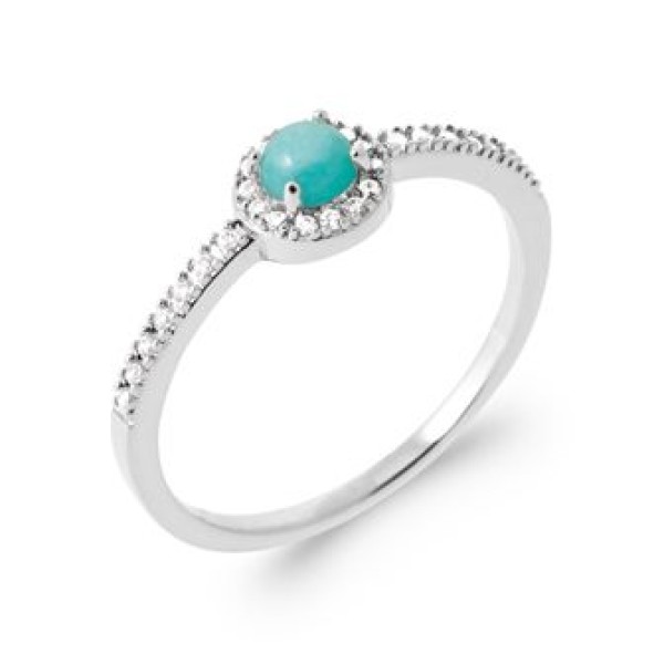 Bague  Argent 925/1000 Oxyde de Zirconium