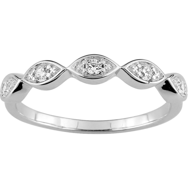 Bague  Argent 925/1000 Oxyde de Zirconium