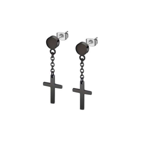 Boucles d'Oreilles LOTUS STYLE Acier