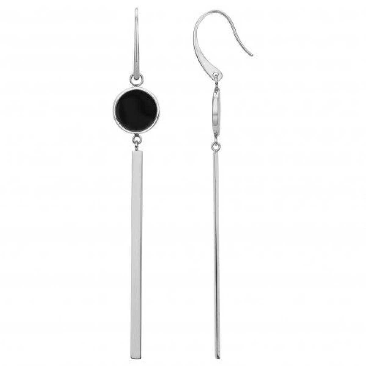 Boucles d'Oreilles  Acier Céramique