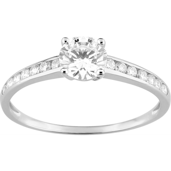 Bague  Or 375/1000 Oxyde de Zirconium