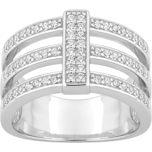 Bague  Argent 925/1000 Oxyde de Zirconium