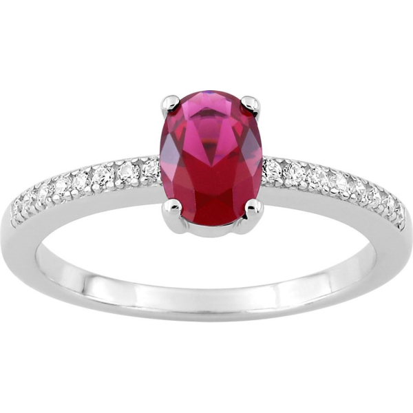 Bague  Argent 925/1000 Oxyde de Zirconium