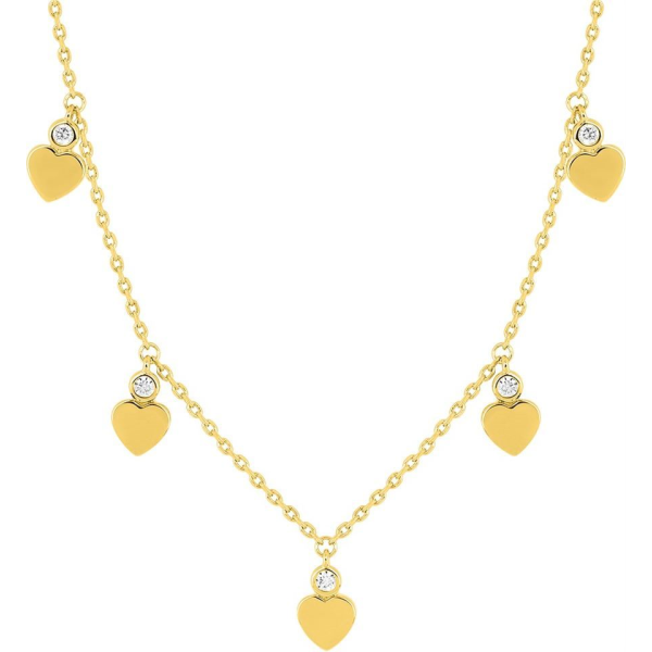 Collier  Plaqué Or Oxyde de Zirconium