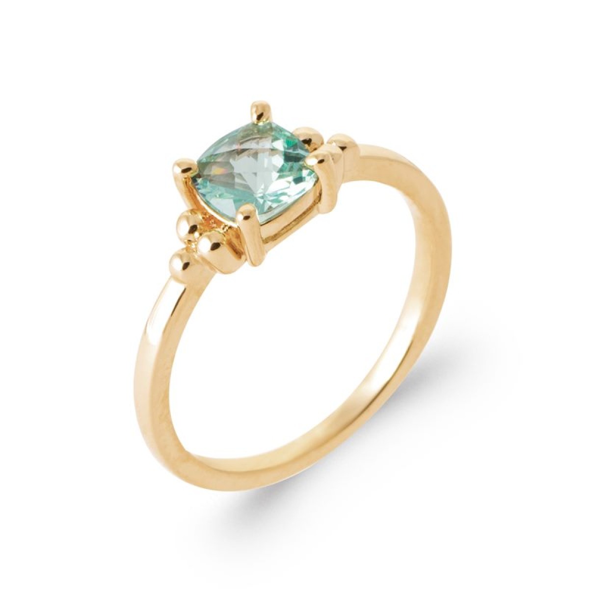 Bague  Plaqué Or Oxyde de Zirconium