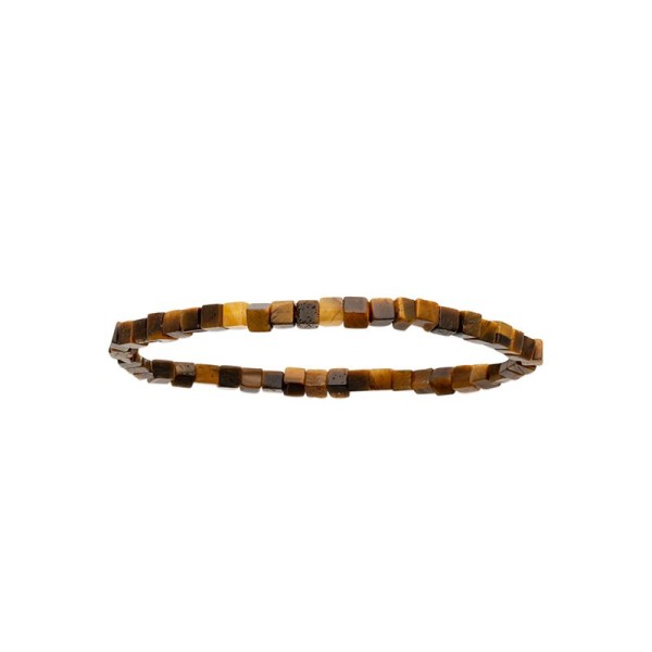 Bracelet  Acier Pierre Naturelle