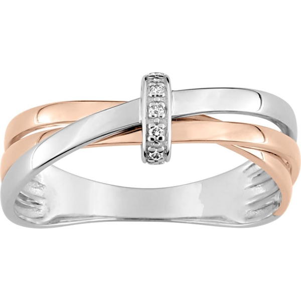 Bague  Or 375/1000 Diamant