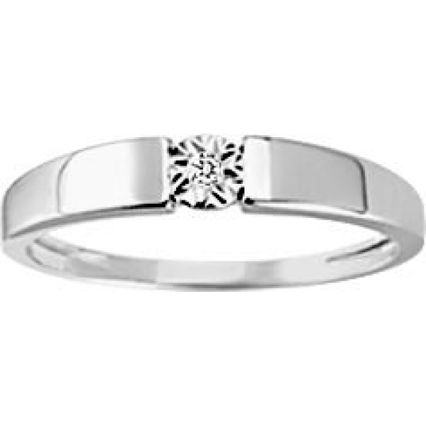 Bague  Or 375/1000 Diamant