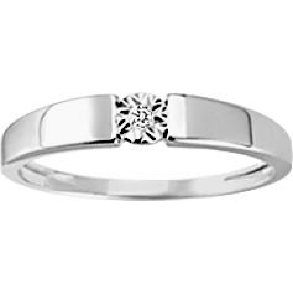 Bague  Or 375/1000 Diamant
