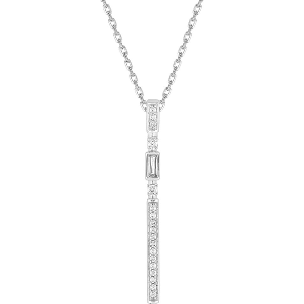 Collier  Argent 925/1000 Oxyde de Zirconium