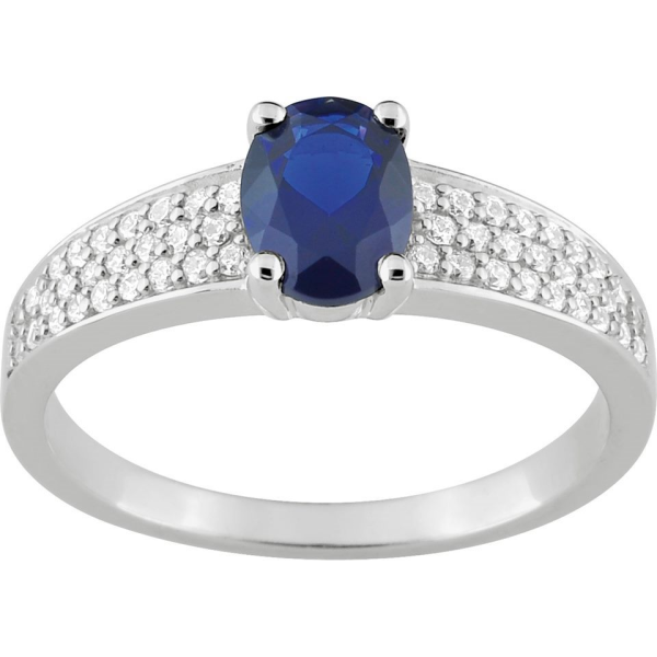 Bague  Argent 925/1000 Oxyde de Zirconium