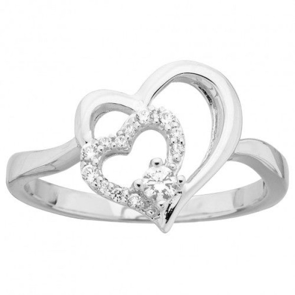 Bague  Argent 925/1000 Oxyde de Zirconium