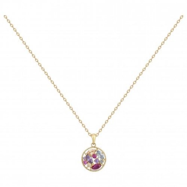 Collier  Plaqué Or Oxyde de Zirconium