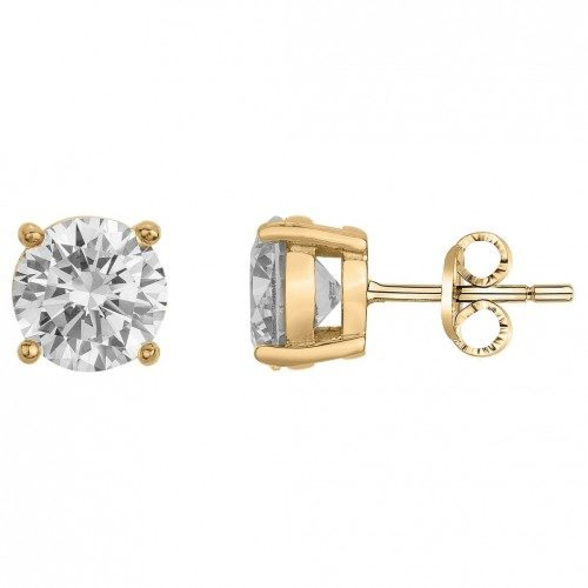 Boucles d'Oreilles  Acier Oxyde de Zirconium