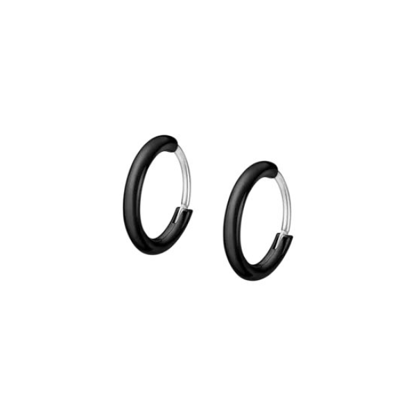 Boucles d'Oreilles LOTUS STYLE Acier