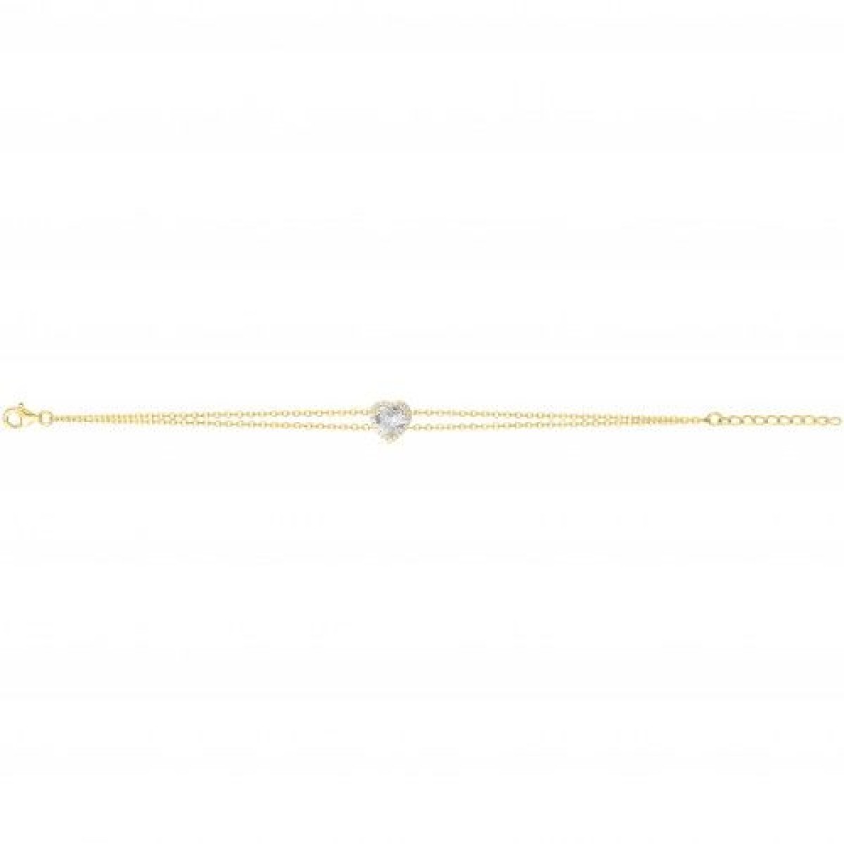 Bracelet  Plaqué Or Oxyde de Zirconium