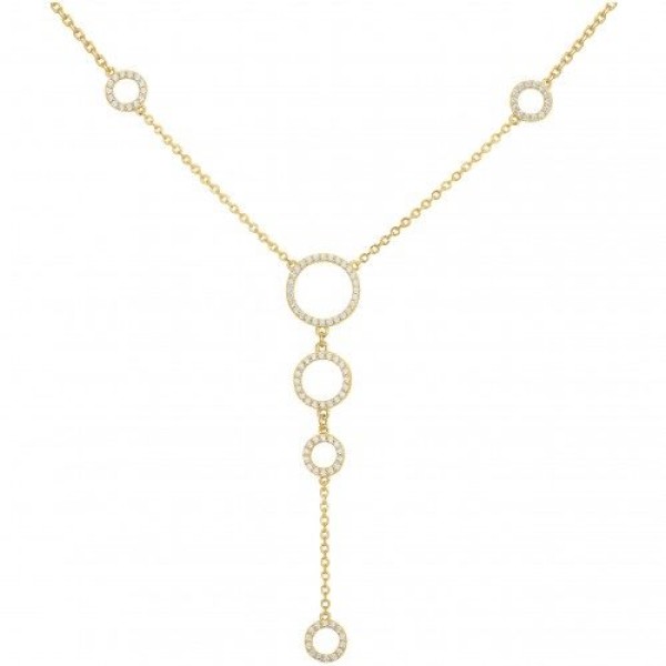 Collier  Plaqué Or Oxyde de Zirconium