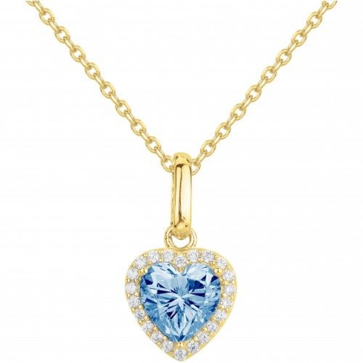 Collier  Plaqué Or Oxyde de Zirconium