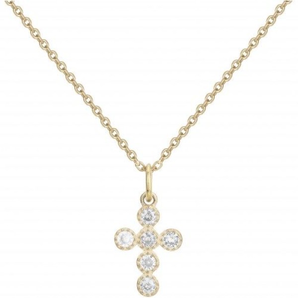 Collier  Plaqué Or Oxyde de Zirconium