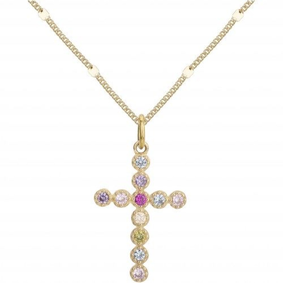 Collier  Plaqué Or Oxyde de Zirconium