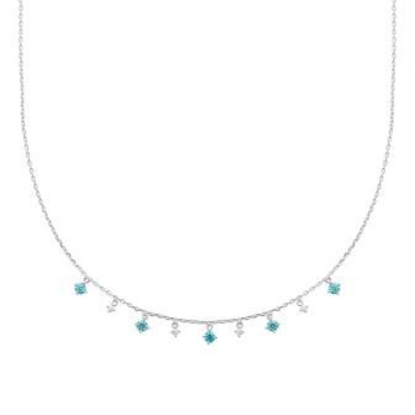 Collier  Argent 925/1000 Oxyde de Zirconium