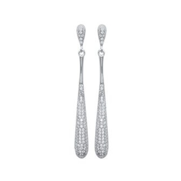 Boucles d'Oreilles  Argent 925/1000 Oxyde de Zirconium