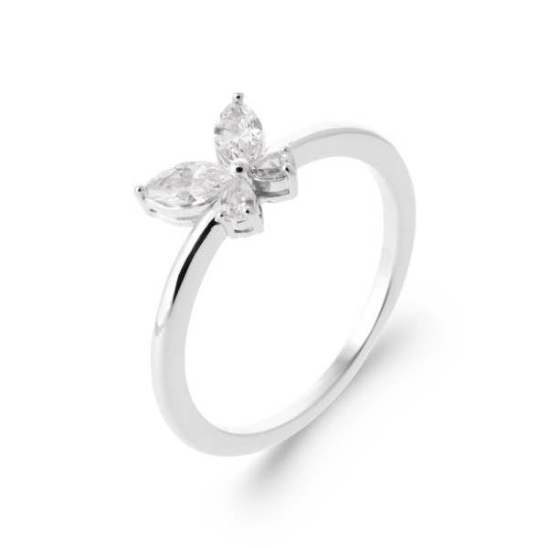 Bague  Argent 925/1000 Oxyde de Zirconium