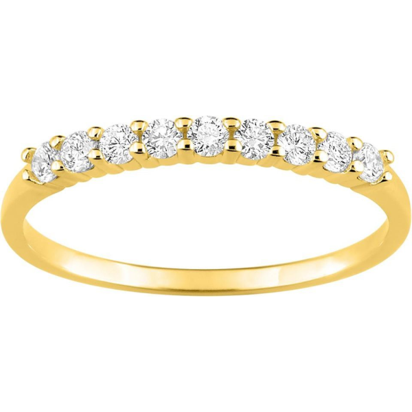 Bague  Or 750/1000 Oxyde de Zirconium