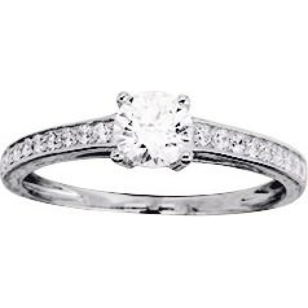 Bague  Or 750/1000 Oxyde de Zirconium