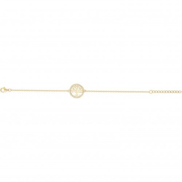 Bracelet  Plaqué Or Oxyde de Zirconium