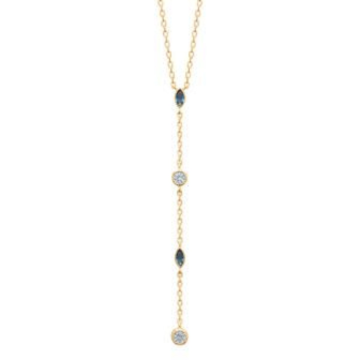 Collier  Plaqué Or Oxyde de Zirconium