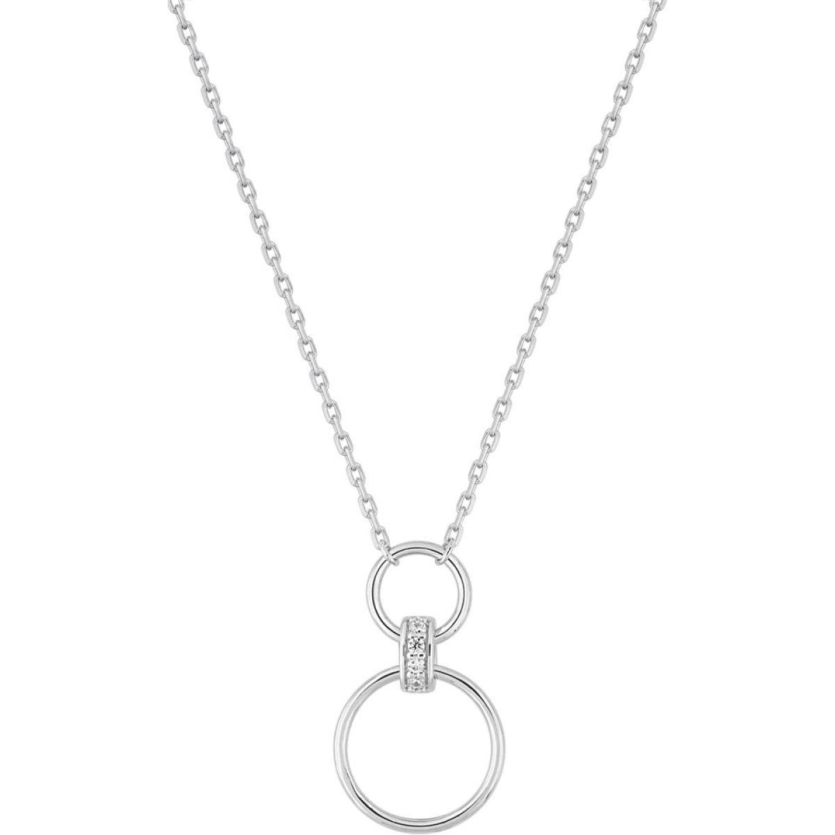 Collier  Argent 925/1000 Oxyde de Zirconium