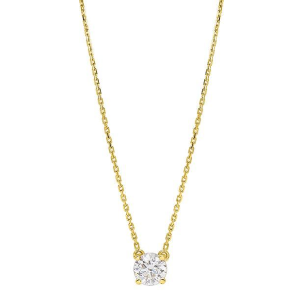 Collier  Or 750/1000 Diamant Synthétique
