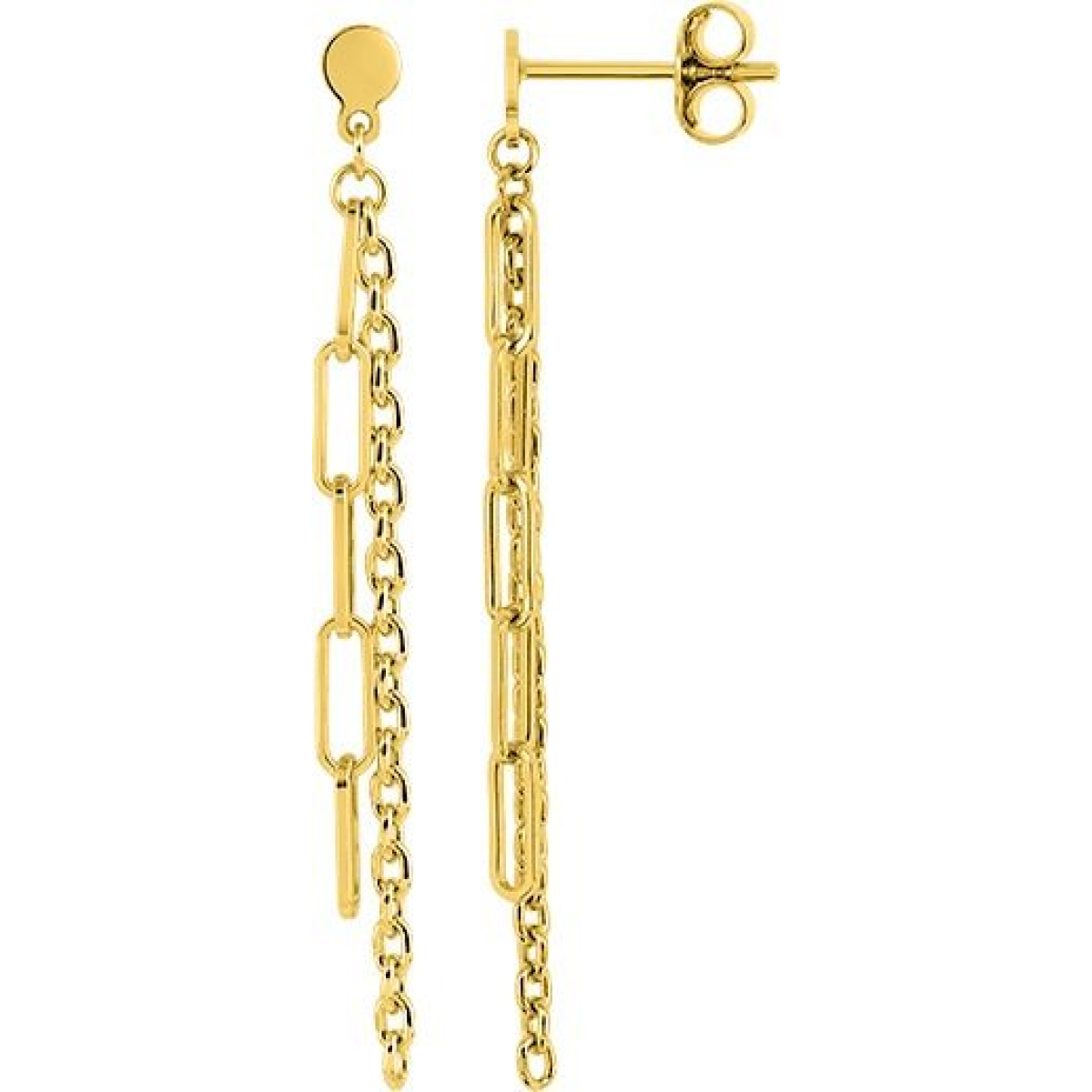 Boucles d'Oreilles  Plaqué Or