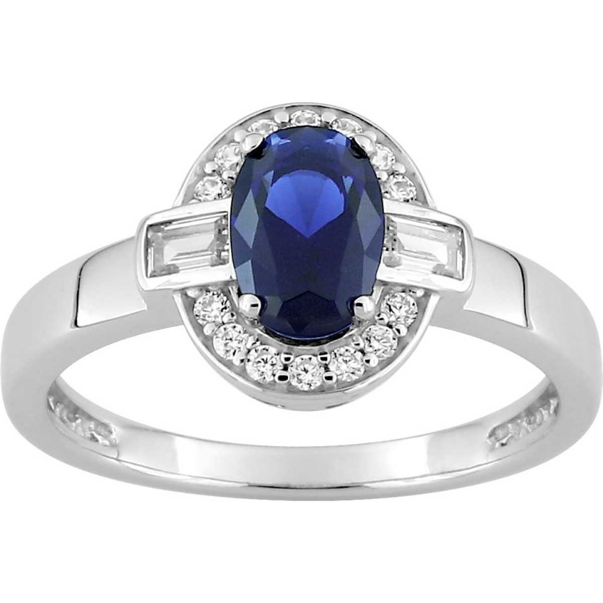 Bague  Argent 925/1000 Oxyde de Zirconium