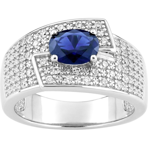 Bague  Argent 925/1000 Oxyde de Zirconium