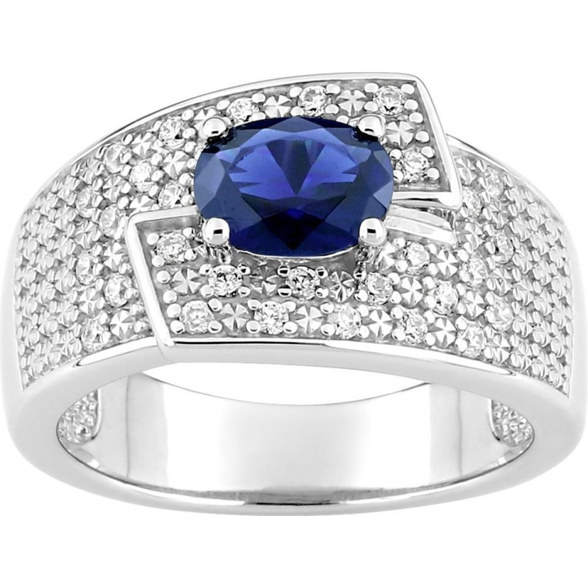 Bague  Argent 925/1000 Oxyde de Zirconium