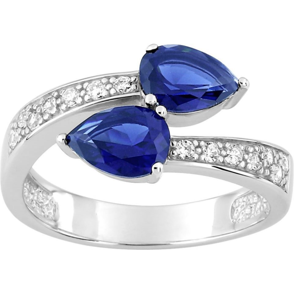 Bague  Argent 925/1000 Oxyde de Zirconium