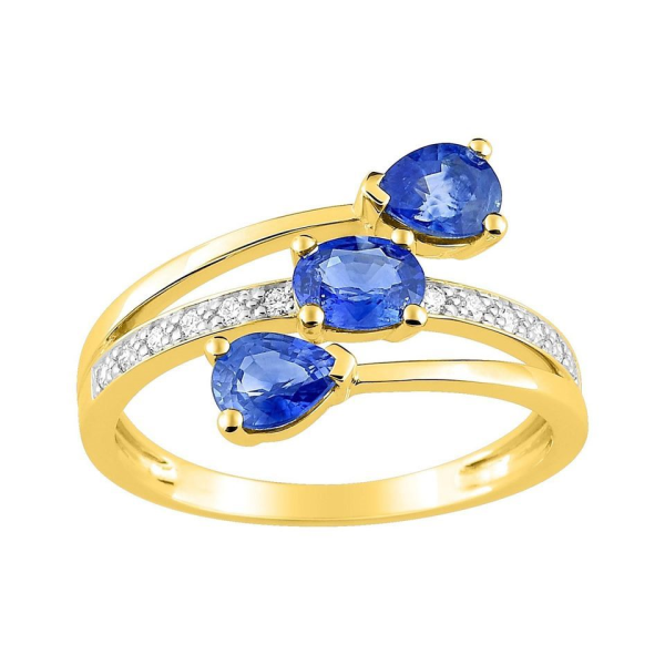 Bague  Or 750/1000 Saphir