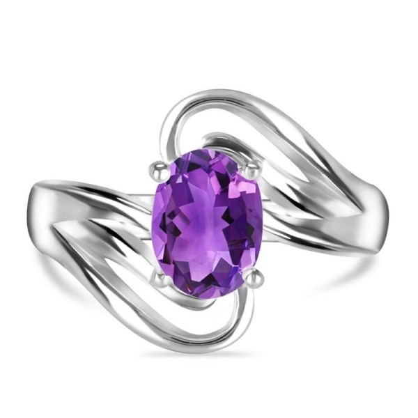Bague  Argent 925/1000 Améthyste