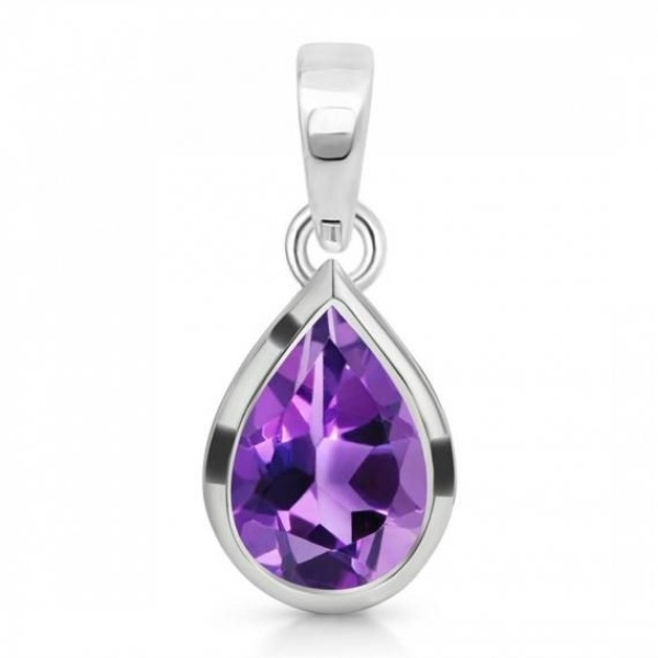 Pendentif  Argent 925/1000 Pierre Naturelle